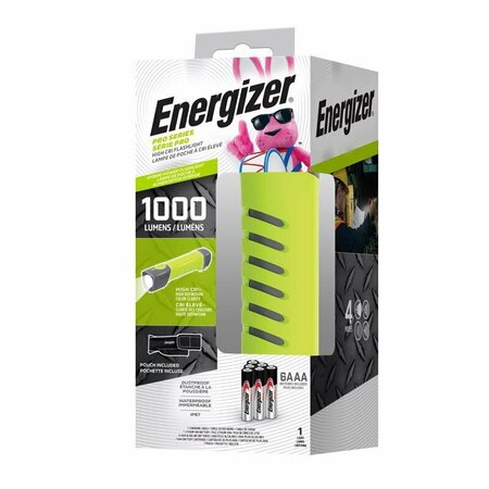 ENERGIZER Pro Series 1000 lm Gray/Green LED Flashlight AAA Battery ENYPHH62